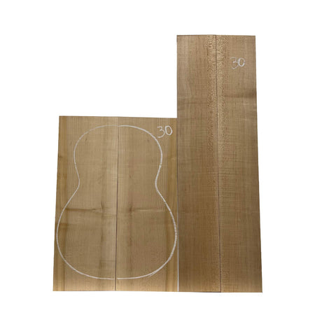 Flame Hard Maple Classical Guitar Back and Side Set #30 - Exotic Wood Zone - Buy online Across USA 