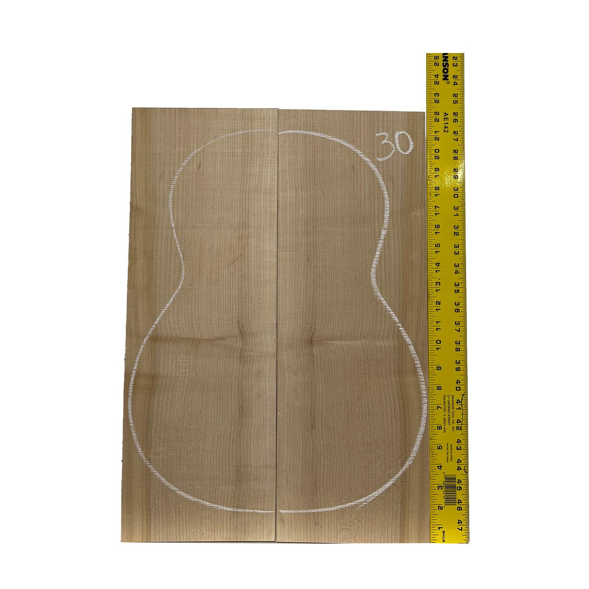 Flame Hard Maple Classical Guitar Back and Side Set #30 - Exotic Wood Zone - Buy online Across USA 