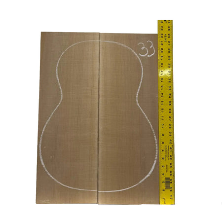 Flame Hard Maple Classical Guitar Back and Side Set #33 - Exotic Wood Zone - Buy online Across USA 