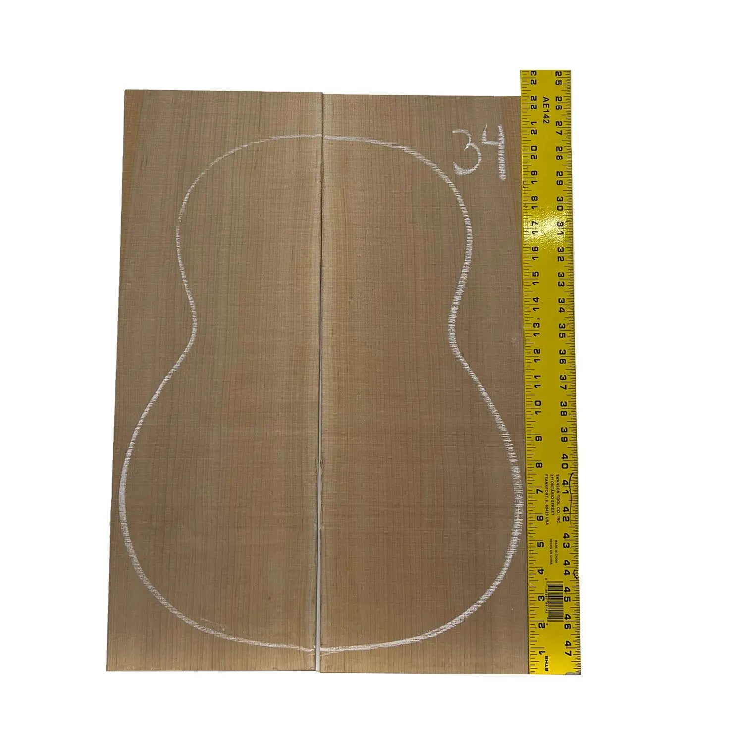 Flame Hard Maple Classical Guitar Back and Side Set #34 - Exotic Wood Zone - Buy online Across USA 