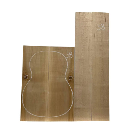 Flame Hard Maple Classical Guitar Back and Side Set #38 - Exotic Wood Zone - Buy online Across USA 