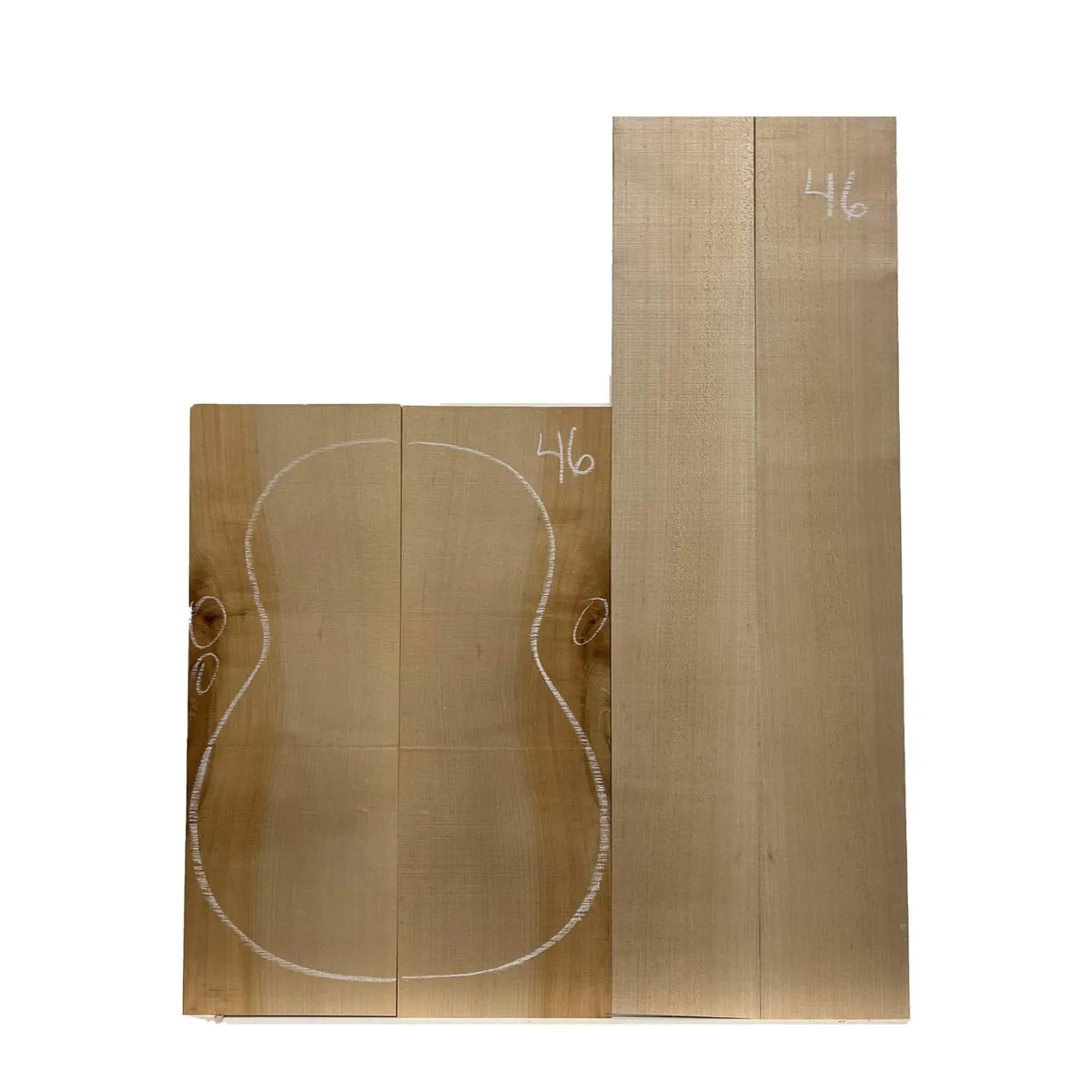 Flame Hard Maple Classical Guitar Back and Side Set #46 - Exotic Wood Zone - Buy online Across USA 