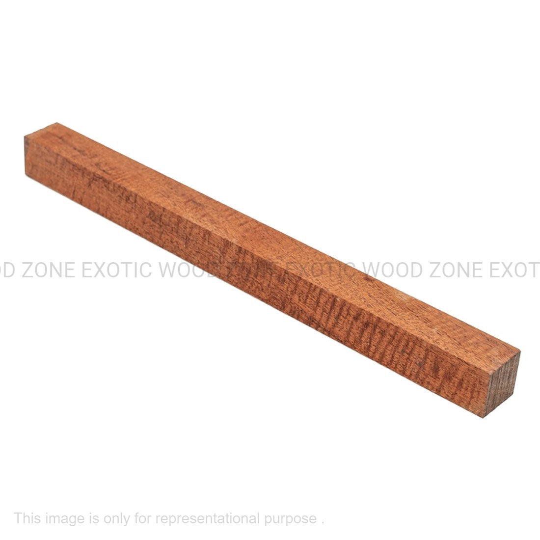 Flame Honduran Mahogany Hobbywood Blank 1" x 1 " x 12" inches - Exotic Wood Zone Hobby Woods