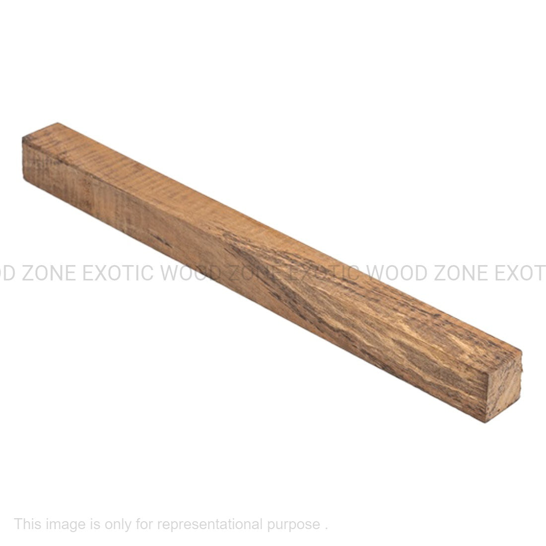 Curly Flame Hawaiian Koa Hobbywood Blank 1" x 1 " x 12" inches Exotic Wood Zone  Hobby Woods