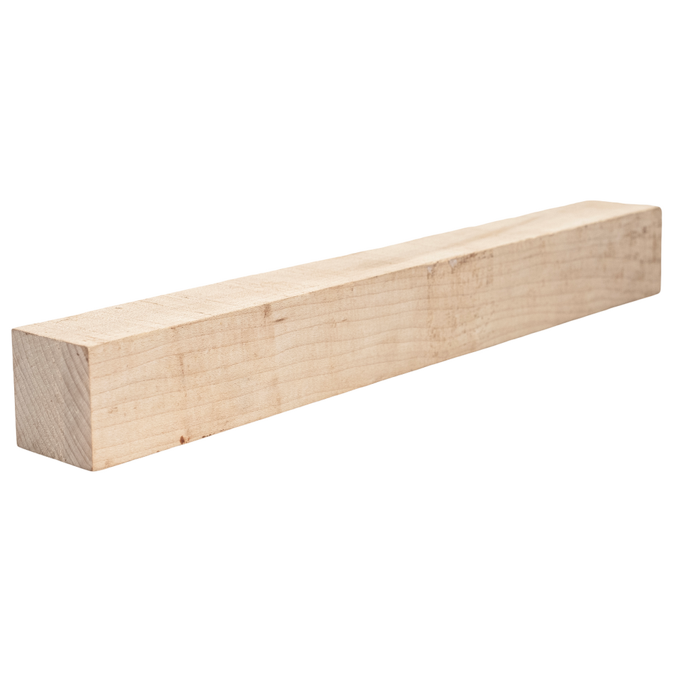 Espacios en blanco de madera torneado de arce duro flameado