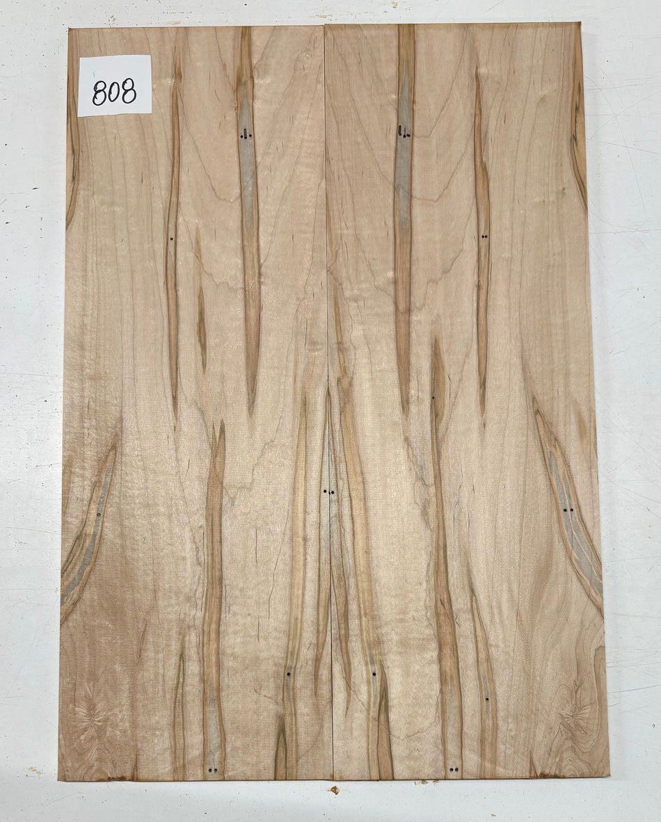 Flame Ambrosia Maple Guitar Drop Top 22" x 7-1/4" x 3/8" #808