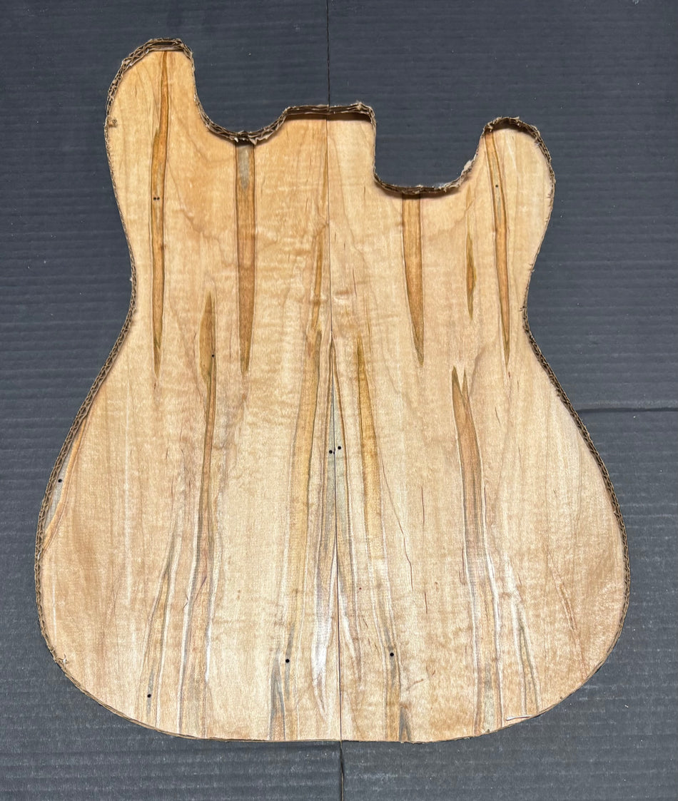 Flame Ambrosia Maple Guitar Drop Top 22" x 7-1/4" x 3/8" #808