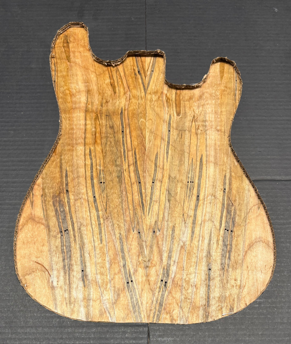 Flame Ambrosia Maple Guitar Drop Top 22" x 7-1/4" x 3/8" #809