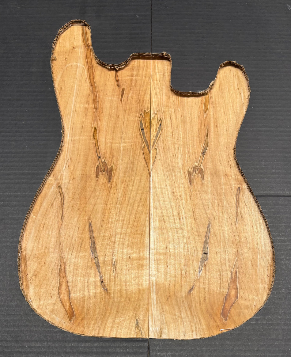 Flame Ambrosia Maple Guitar Drop Top 22" x 7-1/4" x 3/8" #810
