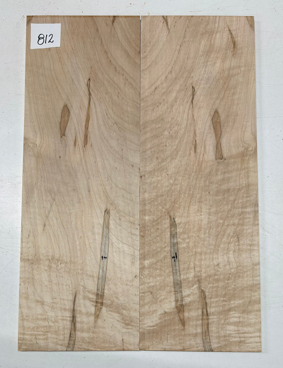 Flame Ambrosia Maple Guitar Drop Top 22" x 7-1/4" x 3/8" #812