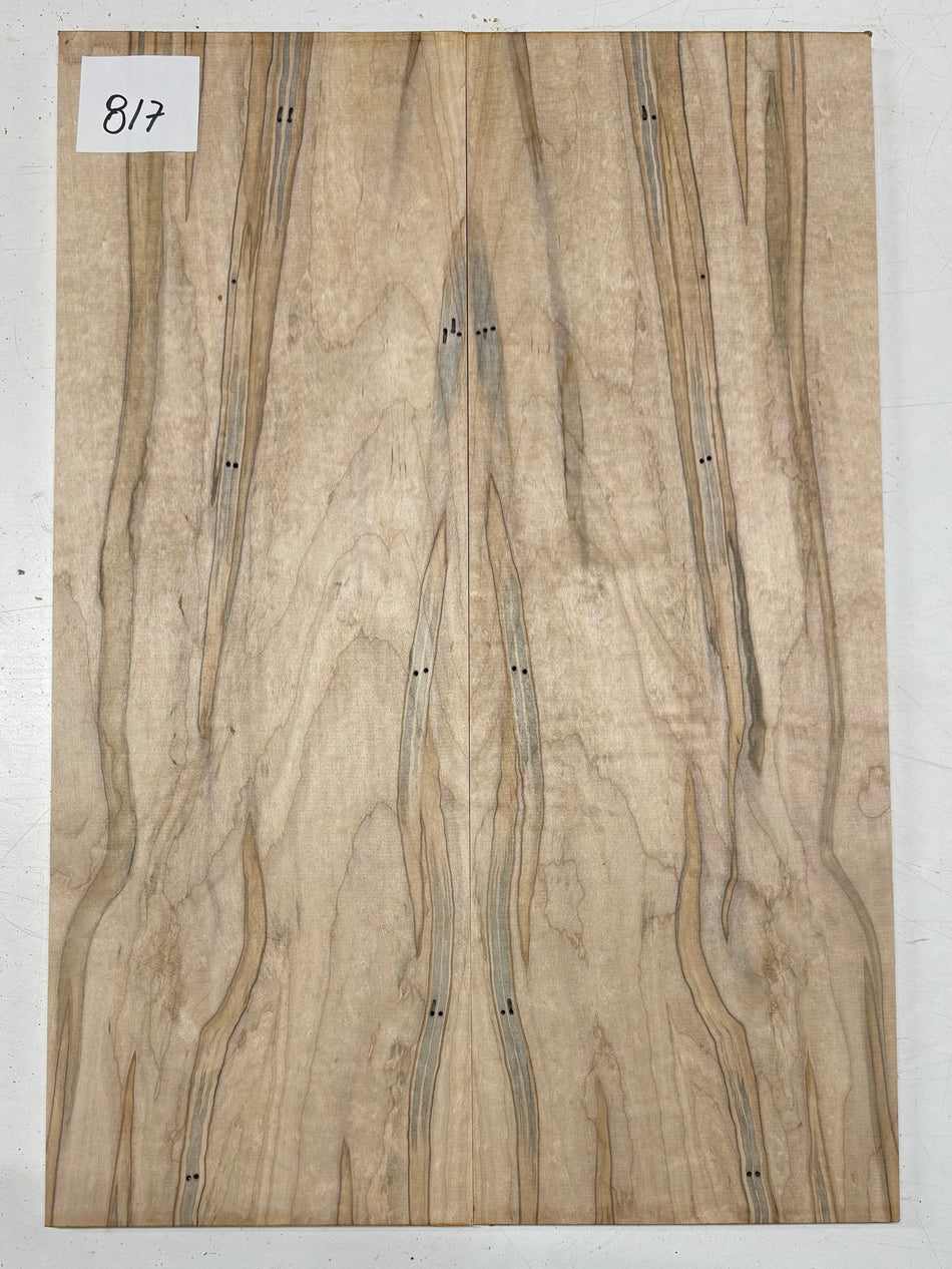 Flame Ambrosia Maple Guitar Drop Top 22" x 7-1/4" x 3/8" #817