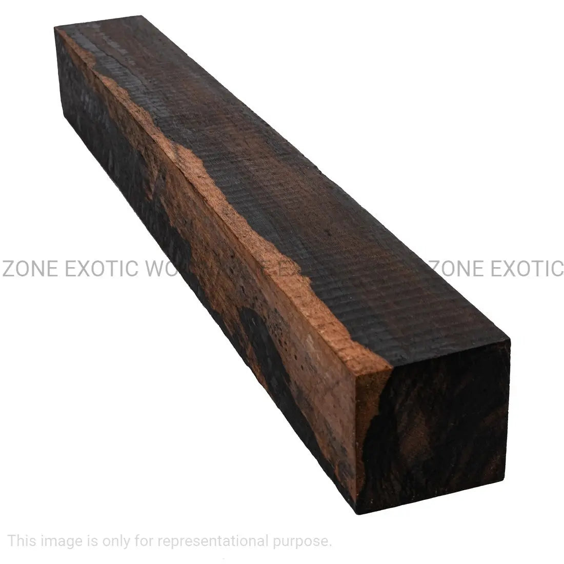 Pack Of 2 ,Gaboon Ebony Turning Wood Blanks 1-1/2" x 1-1/2" x 12" - Exotic Wood Zone - Buy online Across USA 