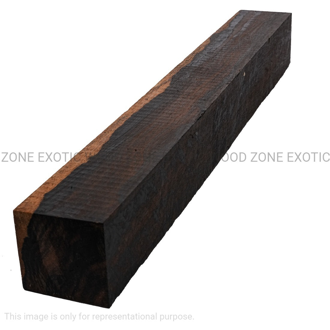 Pack Of 2 ,Gaboon Ebony Turning Wood Blanks 1-1/2&quot; x 1-1/2&quot; x 12&quot; - Exotic Wood Zone - Buy online Across USA 