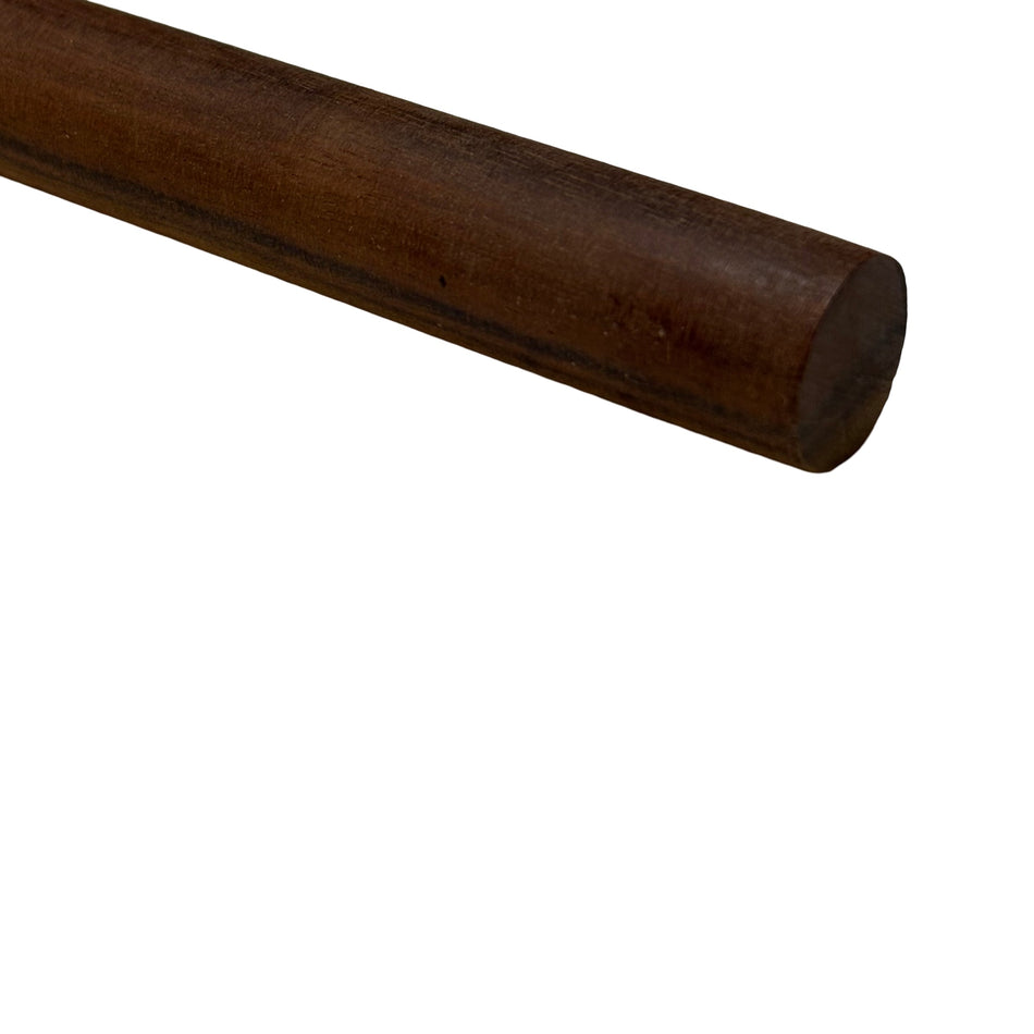 Goncalo Alves Wooden Dowel Rods 36" x 5/8" | Solid Hardwood Sticks for Crafting, DIY