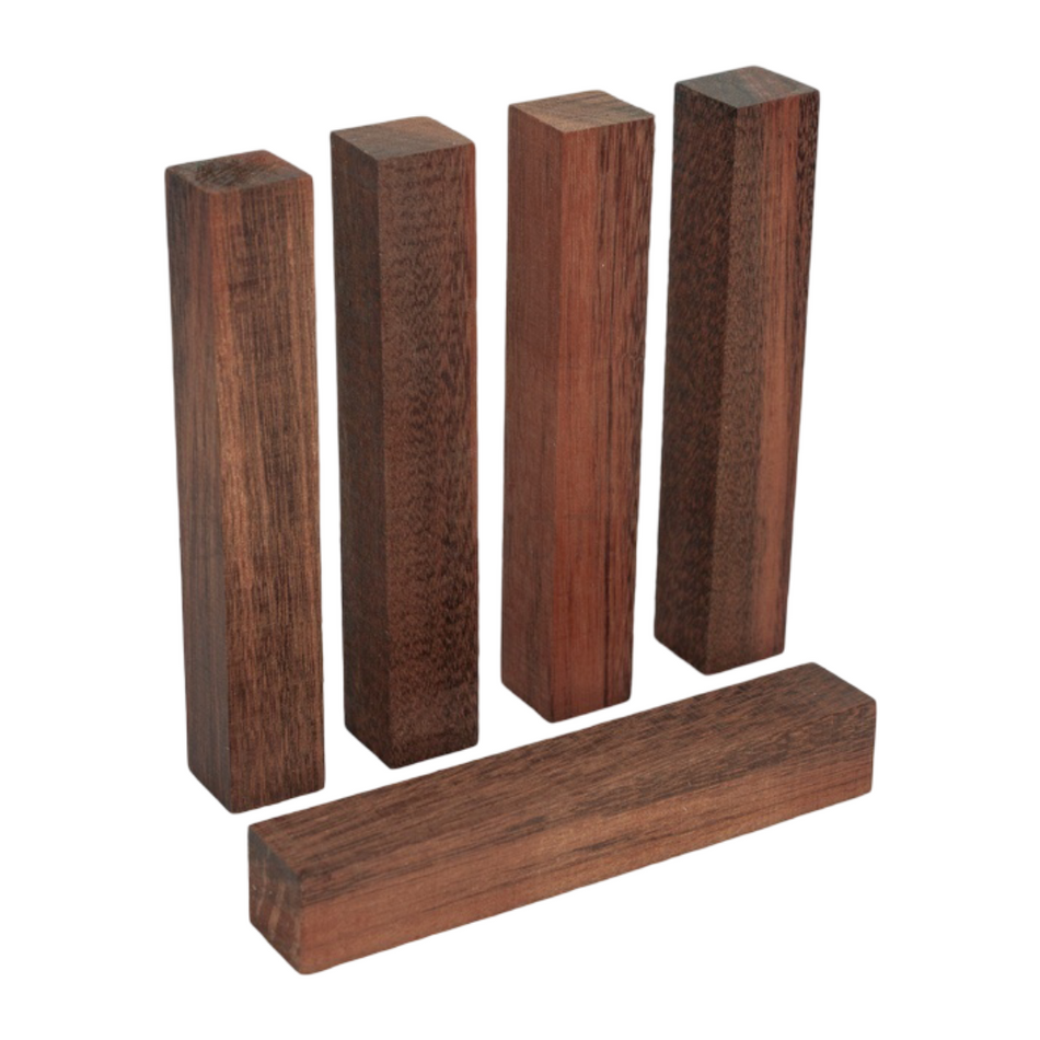 Goncalo Alves/Jobillo Wood Pen Blanks 3/4" x 3/4" x 5"