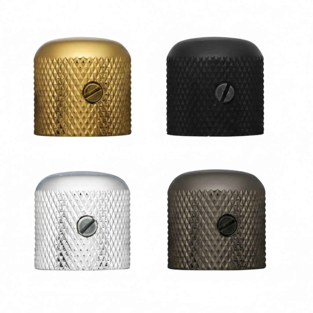 Gotoh Metal Knurled Imperial Dome Knob