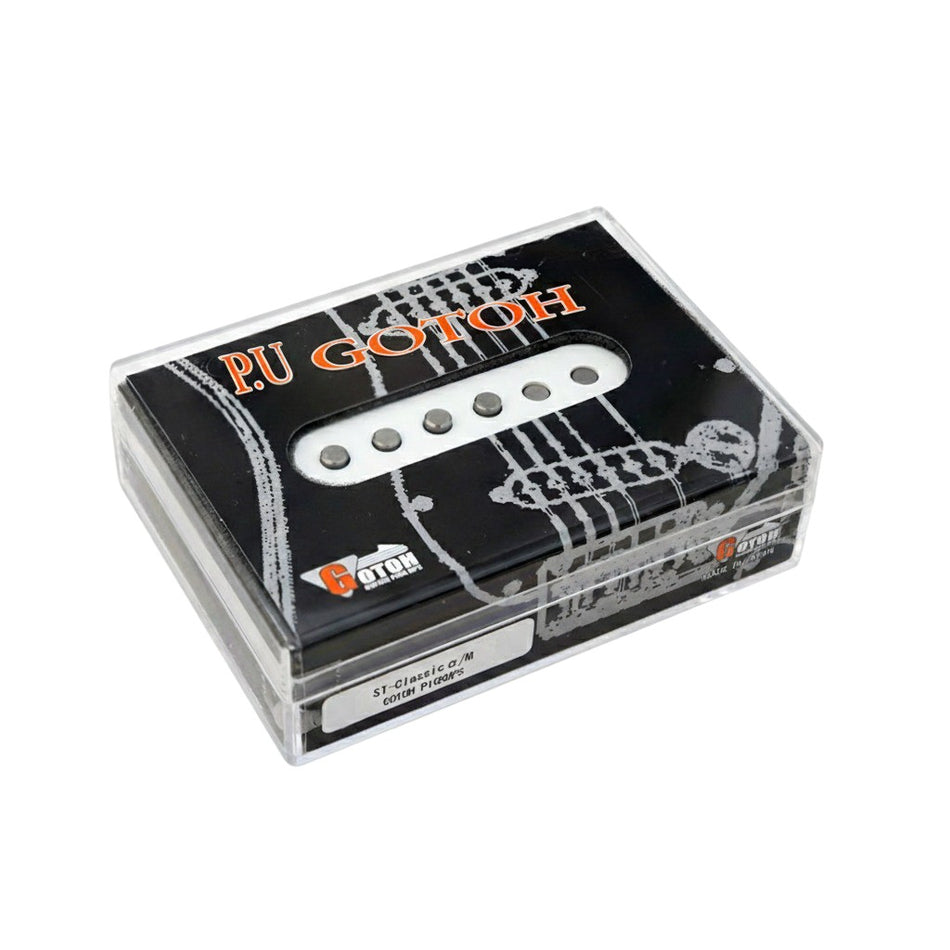 Gotoh Single Coil Pickup | Classic Alpha Series for Fender Stratocaster Guitar | Middle Position