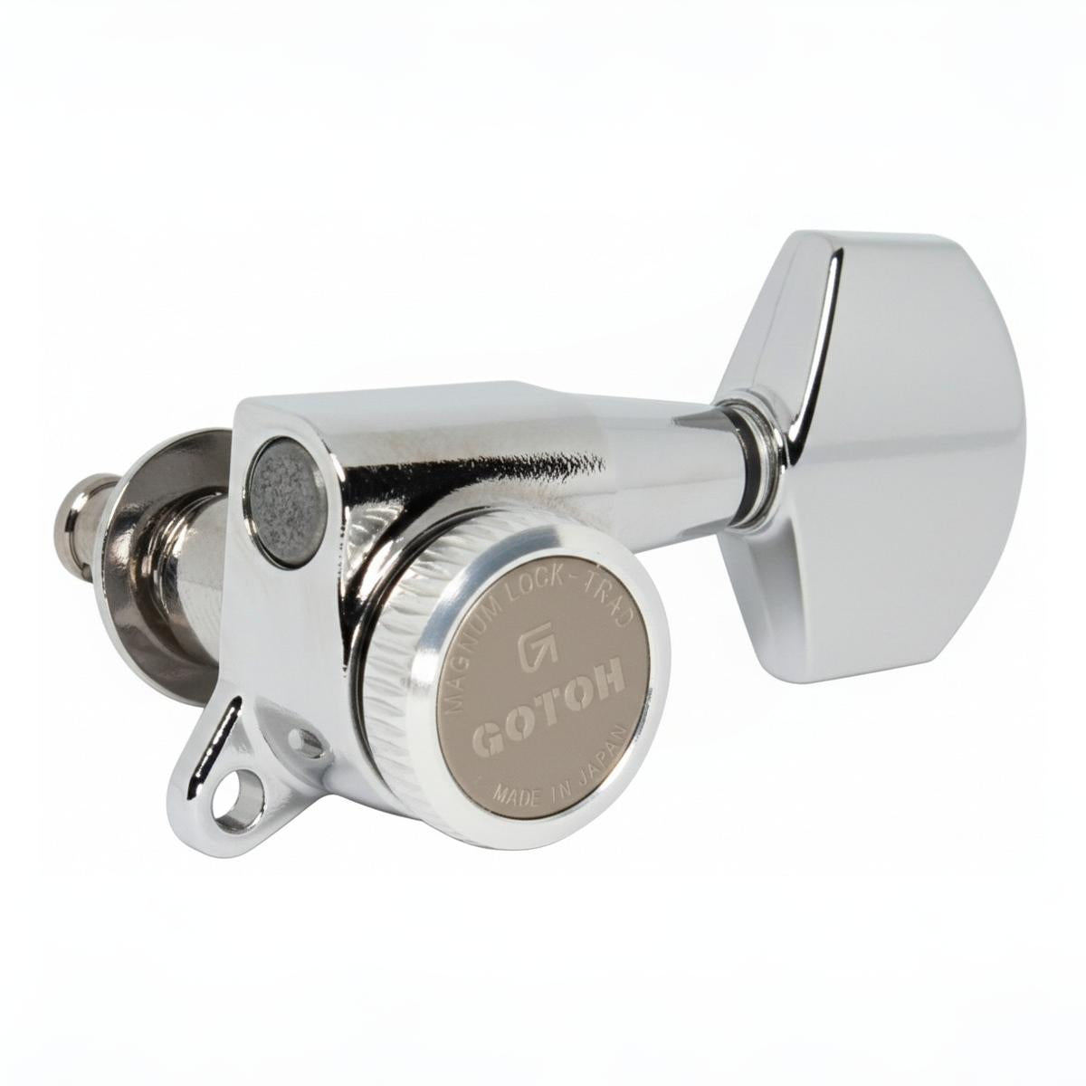 Gotoh Magnum Lock-Trad 3L+3R Guitar Tuners – 1:16 Ratio| Cosmo Black Finish Exotic Wood Zone 