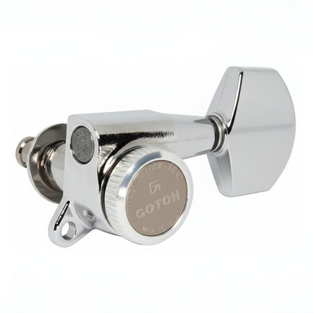 Gotoh Magnum Lock-Trad 3L+3R Guitar Tuners – 1:16 Ratio| Cosmo Black Finish Exotic Wood Zone 