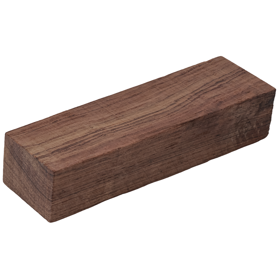 Granadillo Knife Scale Blank- 5 x 1-1/2 x 1 Inch- Handle Material for Knives, Tools, and Grips