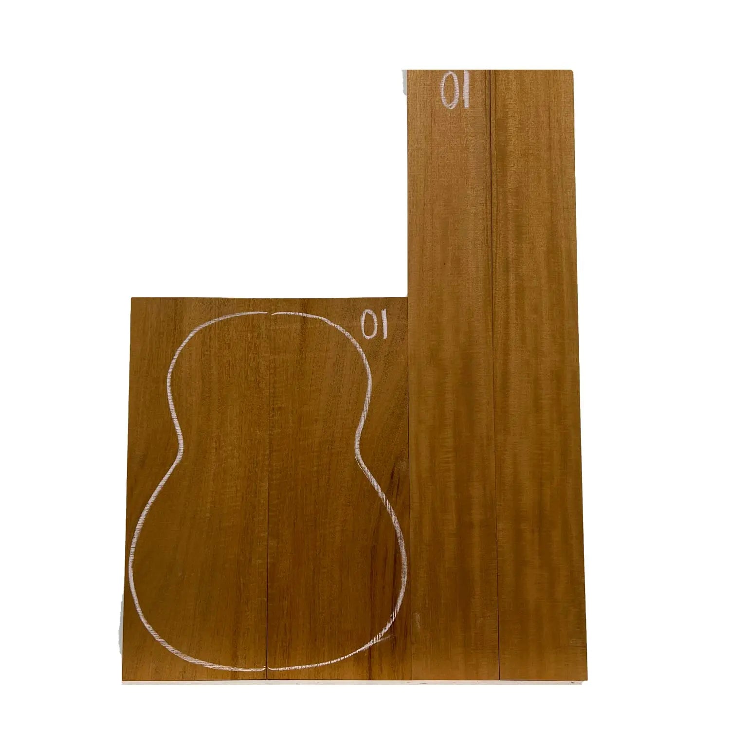 Flame Honduran Mahogany Classical Guitar Back and Side Set #01 - Exotic Wood Zone - Buy online Across USA 