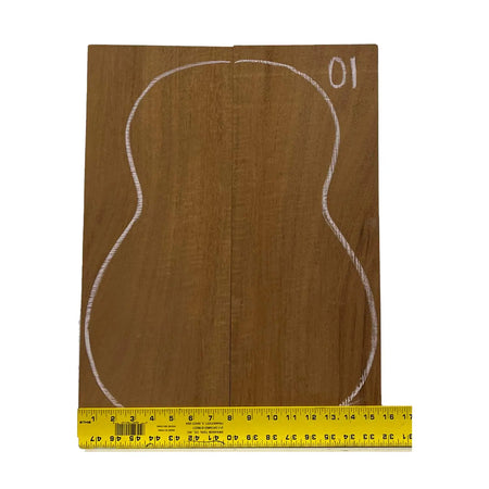 Flame Honduran Mahogany Classical Guitar Back and Side Set #01 - Exotic Wood Zone - Buy online Across USA 