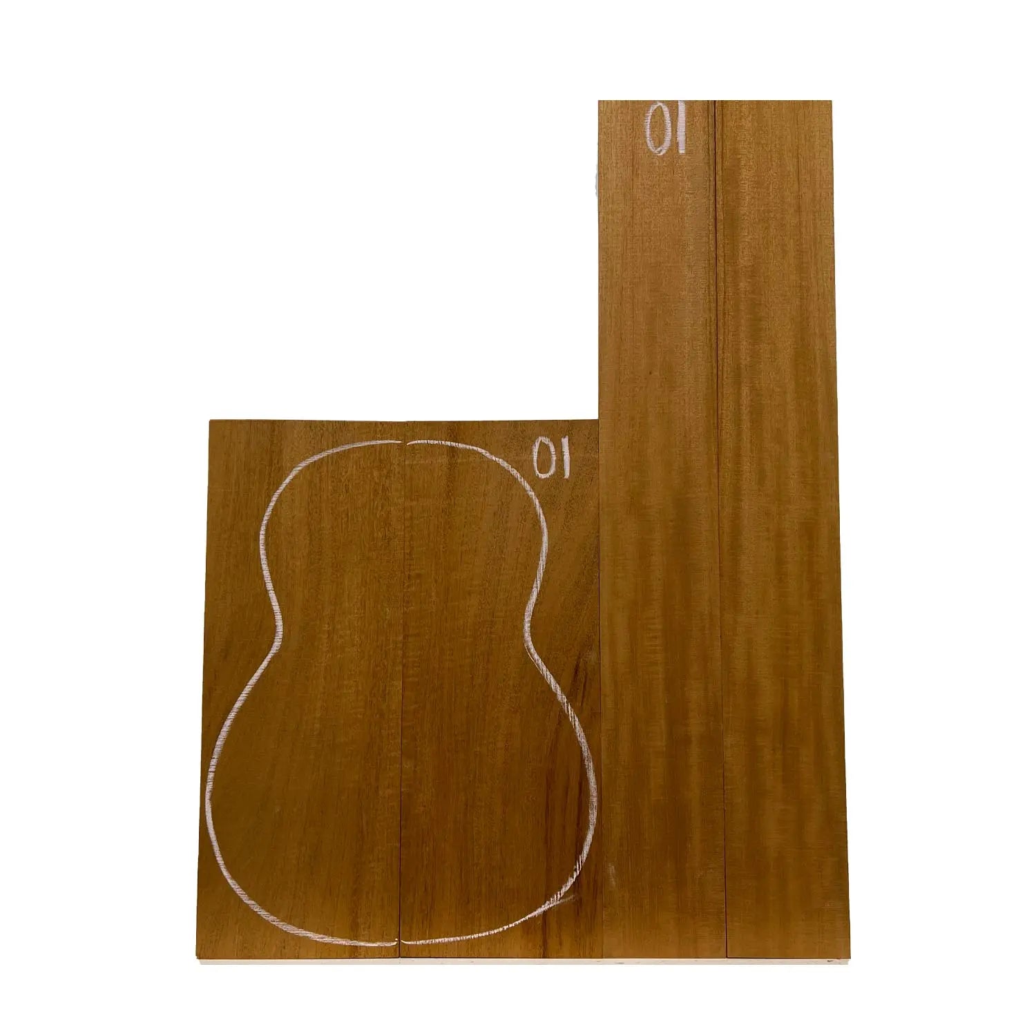 Flame Honduran Mahogany Classical Guitar Back and Side Set #01 - Exotic Wood Zone - Buy online Across USA 