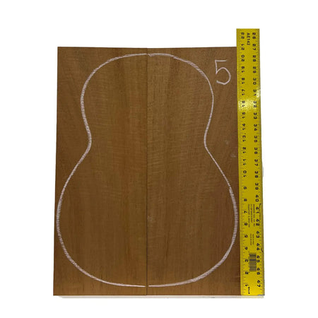 Flame Honduran Mahogany Classical Guitar Back and Side Set #05 - Exotic Wood Zone - Buy online Across USA 