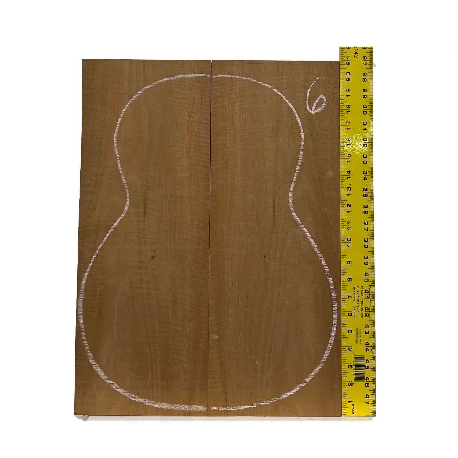 Flame Honduran Mahogany Classical Guitar Back and Side Set #06 - Exotic Wood Zone - Buy online Across USA 