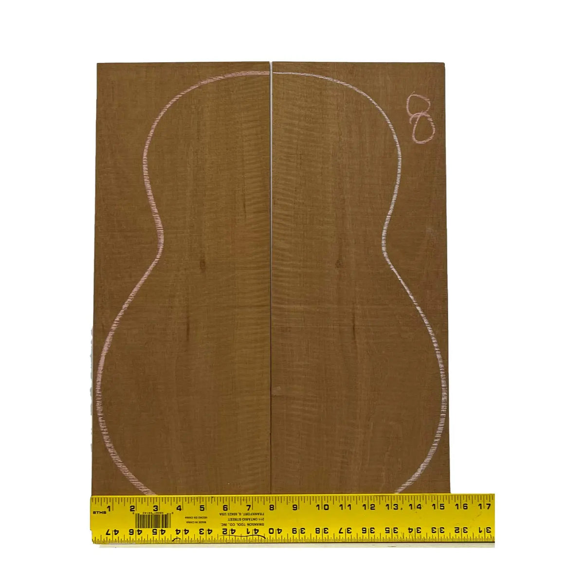 Flame Honduran Mahogany Classical Guitar Back and Side Set #08 - Exotic Wood Zone - Buy online Across USA 