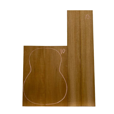 Flame Honduran Mahogany Classical Guitar Back and Side Set #10 - Exotic Wood Zone - Buy online Across USA 