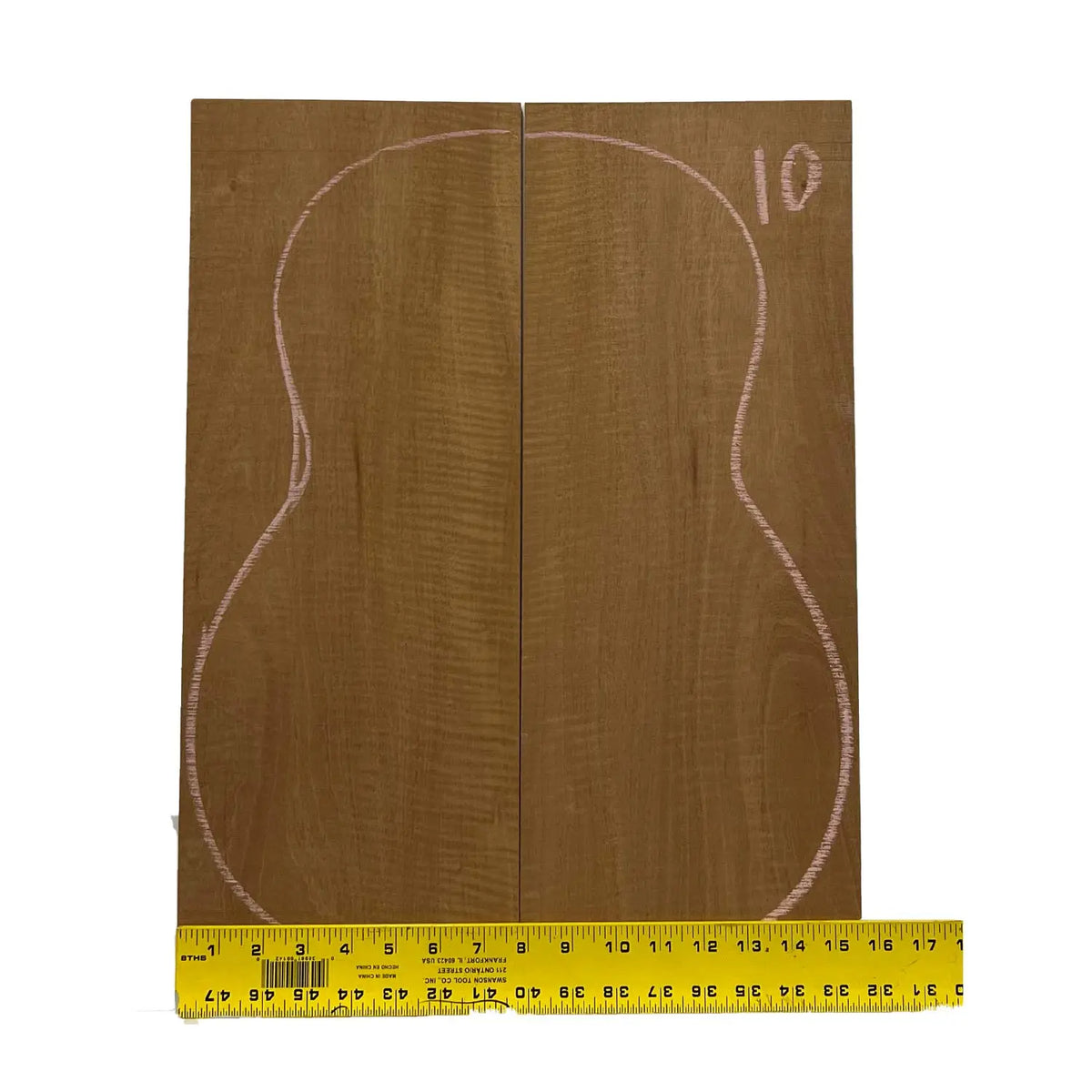 Flame Honduran Mahogany Classical Guitar Back and Side Set #10 - Exotic Wood Zone - Buy online Across USA 