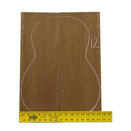 Flame Honduran Mahogany Classical Guitar Back and Side Set #12 - Exotic Wood Zone - Buy online Across USA 