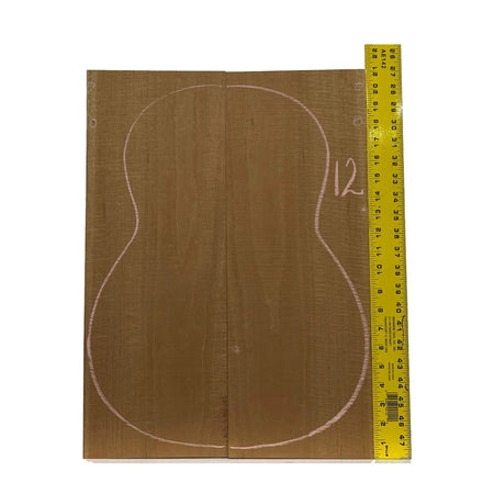 Flame Honduran Mahogany Classical Guitar Back and Side Set #12 - Exotic Wood Zone - Buy online Across USA 