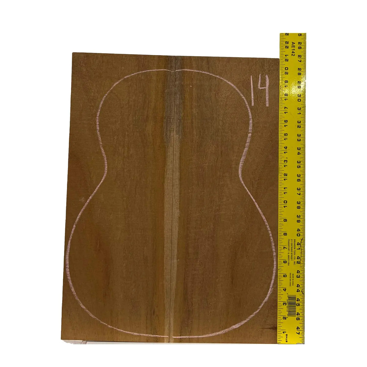 Flame Honduran Mahogany Classical Guitar Back and Side Set #14 - Exotic Wood Zone - Buy online Across USA 