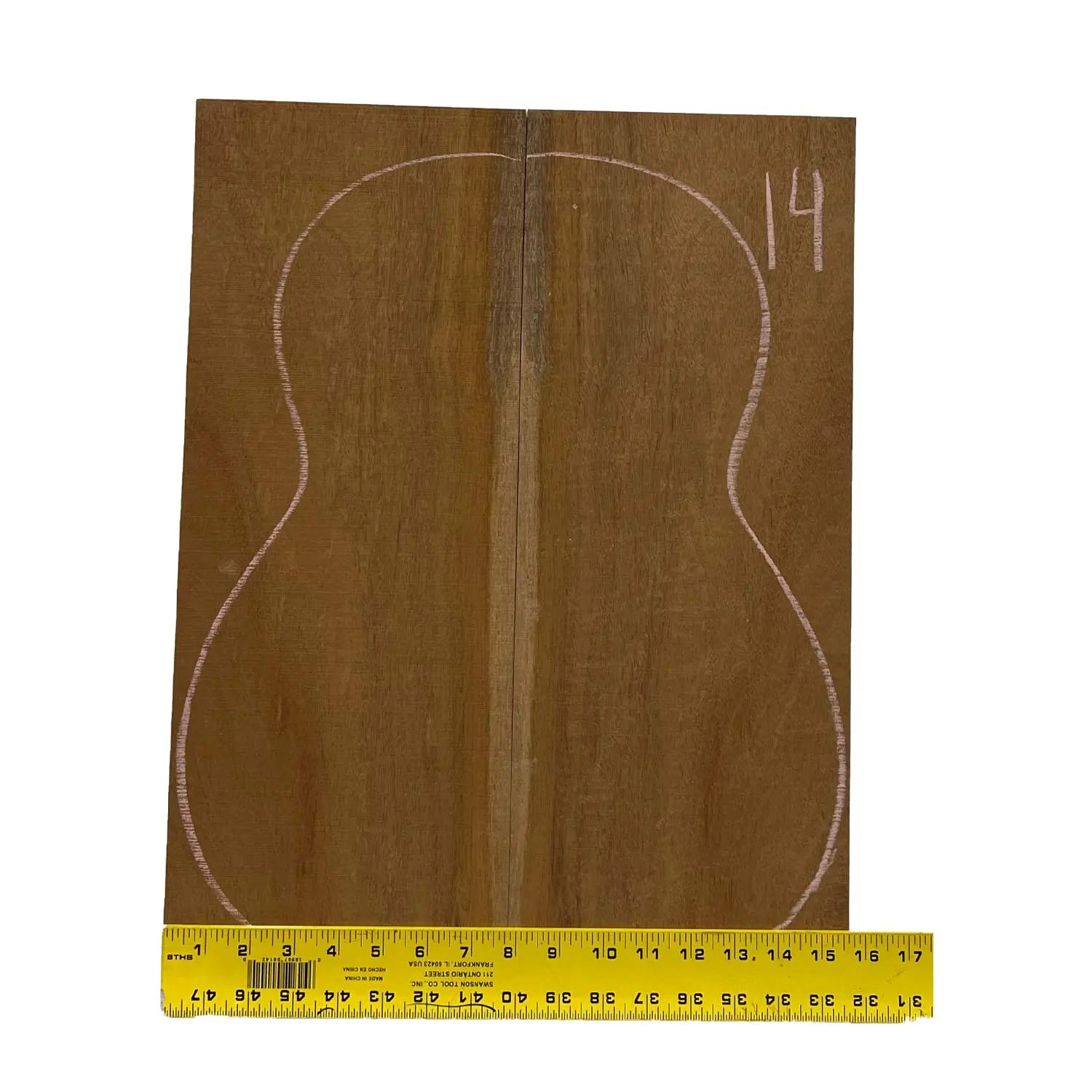 Flame Honduran Mahogany Classical Guitar Back and Side Set #14 - Exotic Wood Zone - Buy online Across USA 