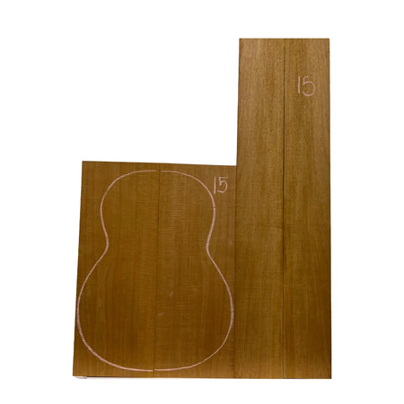 Flame Honduran Mahogany Classical Guitar Back and Side Set #15 - Exotic Wood Zone - Buy online Across USA 