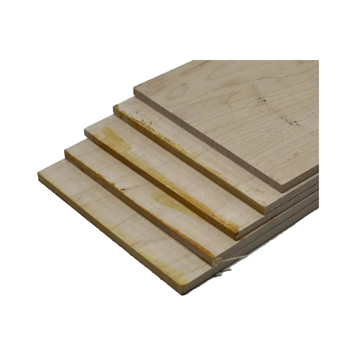 Pack Of 5 Guitar Head Plates | Hard Maple | 8" x 3-1/2" x 1/8" - Exotic Wood Zone - Buy online Across USA 