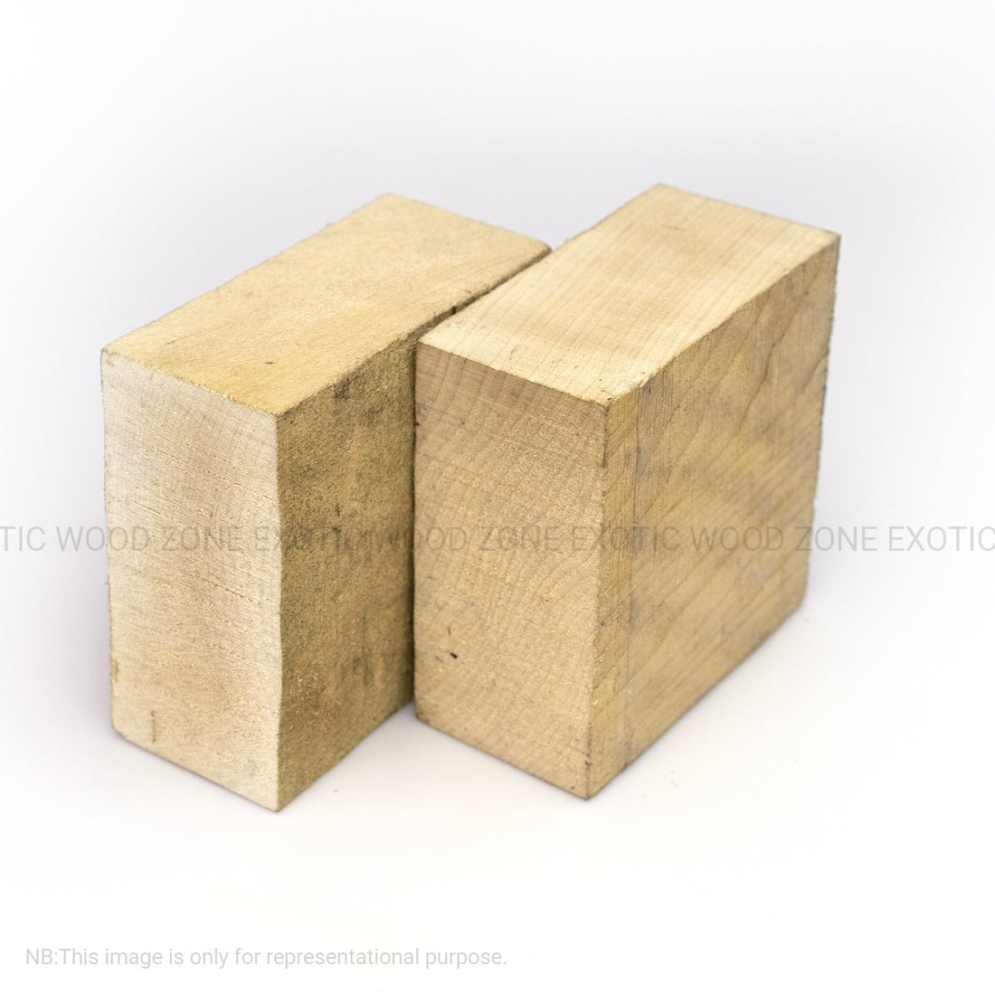 Pack Of 3, Hard Maple Wood Bowl Blanks 4&quot; x 4&quot; x 2&quot; - Exotic Wood Zone - Buy online Across USA 