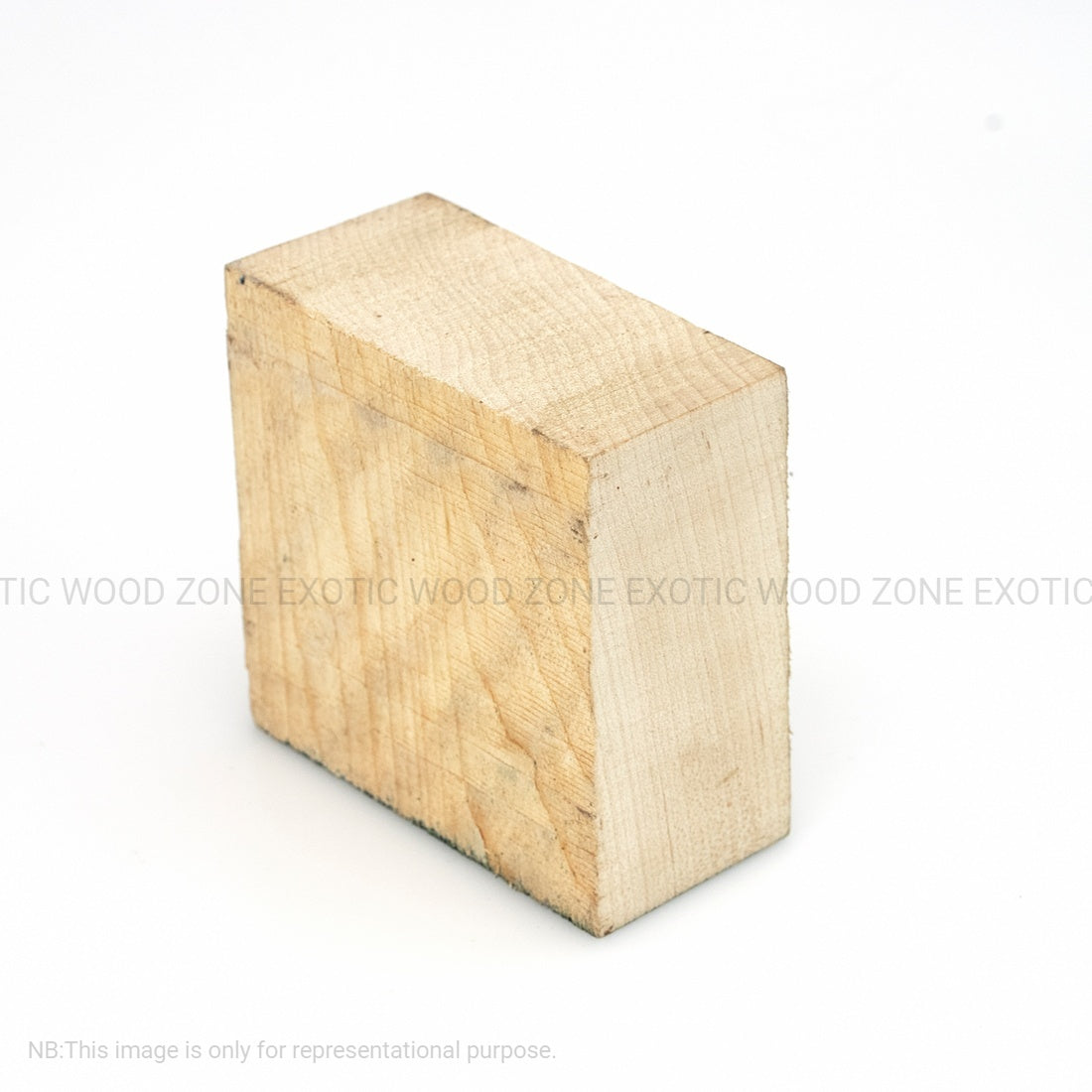 Pack Of 2, Hard Maple Wood Bowl Blanks 4&quot; x 4&quot; x 2&quot; - Exotic Wood Zone - Buy online Across USA 