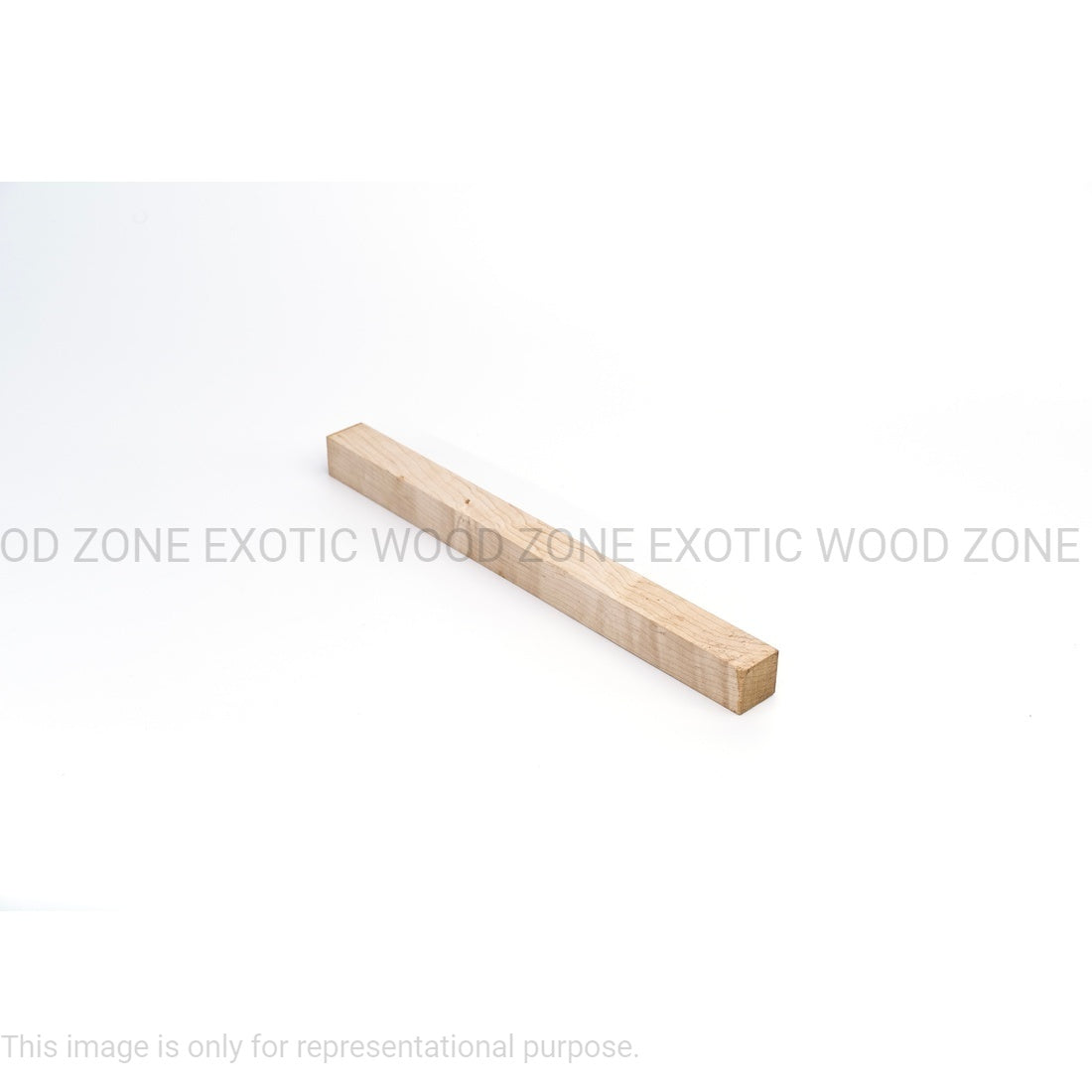 Hard Maple Hobbywood Blank 1&quot; x 1&quot; x 12&quot; inches Exotic Wood Zone