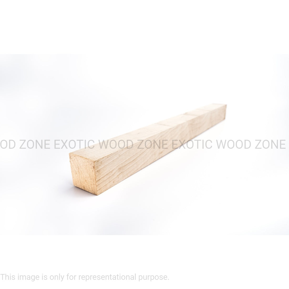 Hard Maple Hobbywood Blank 1&quot; x 1&quot; x 12&quot; inches Exotic Wood Zone
