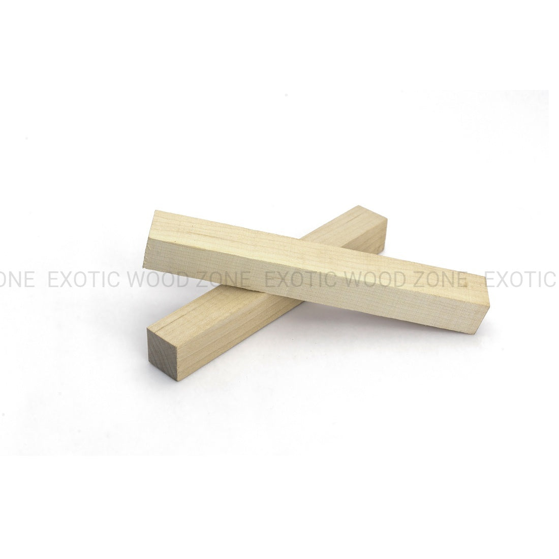 Pack of 20, Hard Maple Wood Pen Blanks 3/4&quot;x 3/4&quot;x 6&quot; - Exotic Wood Zone - Buy online Across USA 