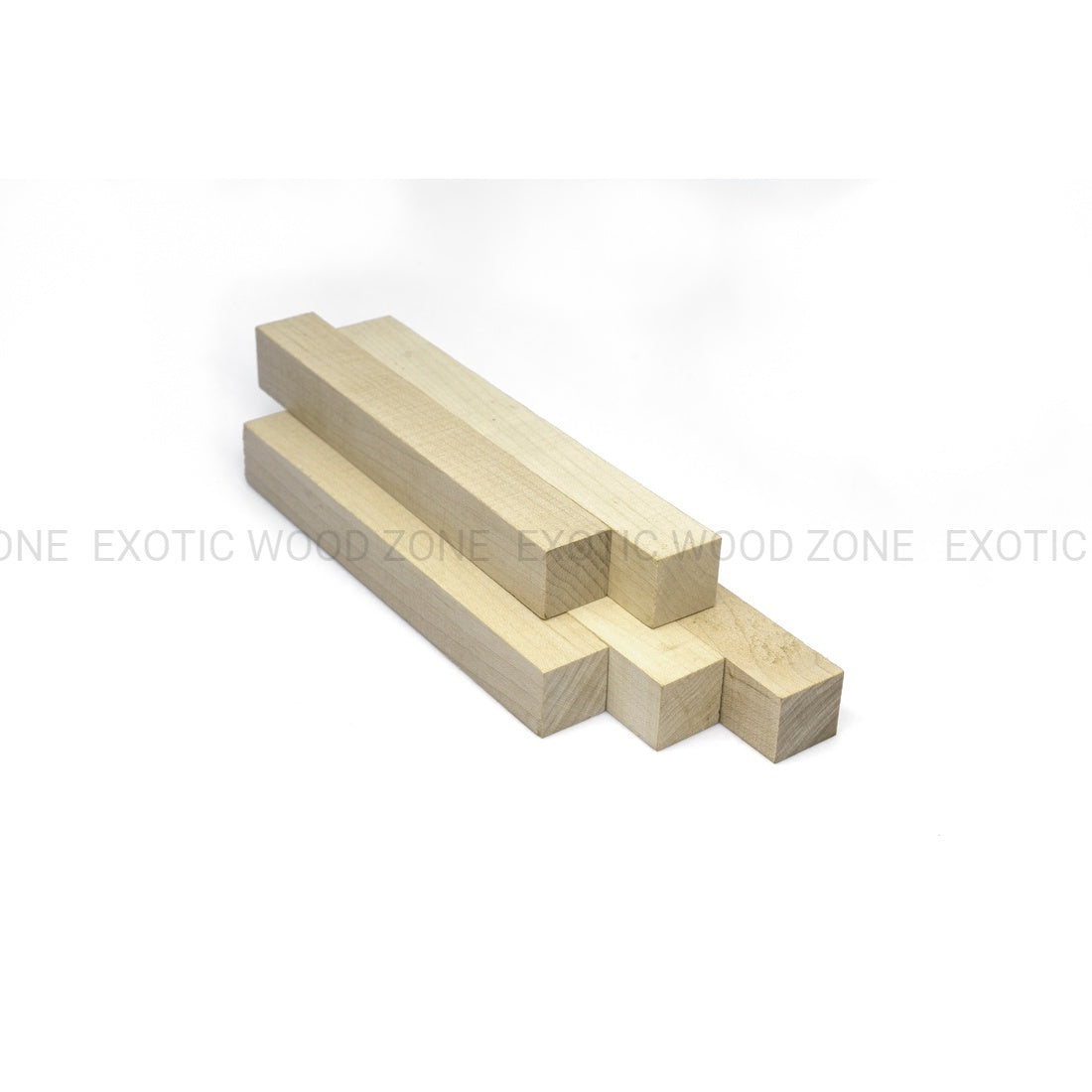 Pack of 20, Hard Maple Wood Pen Blanks 3/4"x 3/4"x 6" - Exotic Wood Zone - Buy online Across USA 