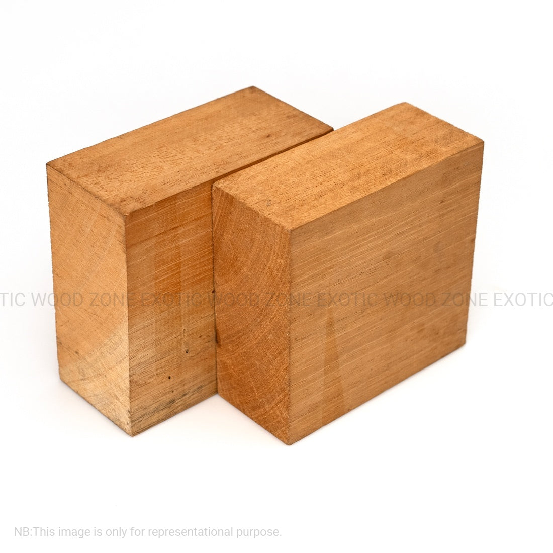 Pack Of 1, Honduran Mahogany Wood Bowl Blanks 6&quot; x 6&quot; x 2&quot; - Exotic Wood Zone - Buy online Across USA 