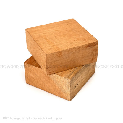 Pack Of 3 ,Honduran Mahogany Wood Bowl Blanks 4&quot; x 4&quot; x 2&quot; - Exotic Wood Zone - Buy online Across USA 