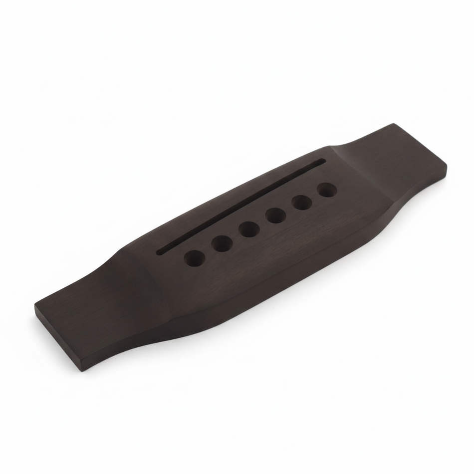 Hosco Acoustic Guitar Bridge - Ebony