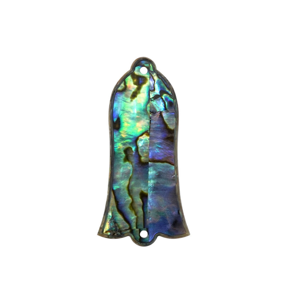 Hosco Bell Style Truss Rod Cover for Les Paul Guitar - Green Abalone by JOBOIS