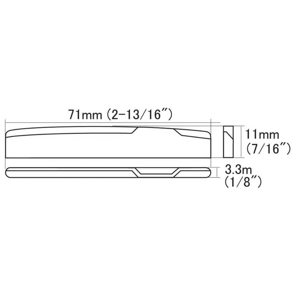 Hosco Gibson® Style Shaped Slotted Acoustic Guitar Bleached Bone Saddle by JOBOIS