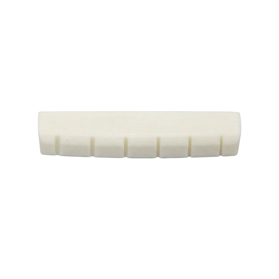 Hosco Martin® Shaped & Slotted Acoustic Guitar Bleached Bone Nut (Bleached) by JOBOIS